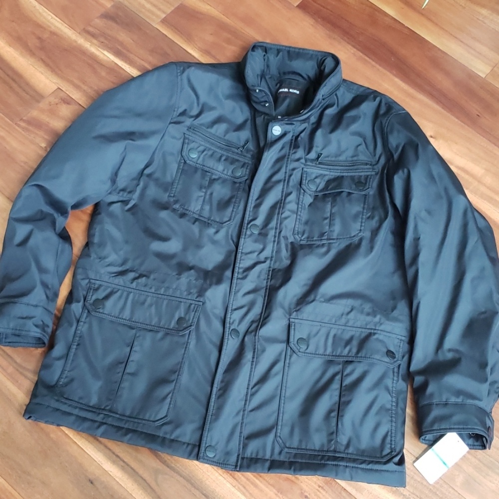NWT Michael Kors men's insulated Jacket XL Black